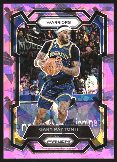 2023-24 Panini Prizm Prizms Pink Ice #242 Gary Payton II (15-KK14-NBAWARRIORS)