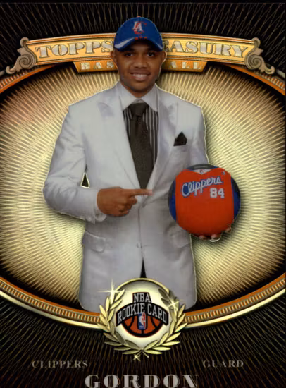 2008-09 Topps Treasury Refractors Bronze #107 Eric Gordon (30-LL4-NBACLIPPERS)