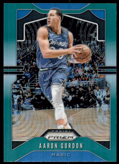 2019-20 Panini Prizm Prizms Green #190 Aaron Gordon (15-LL3-NBAMAGIC)