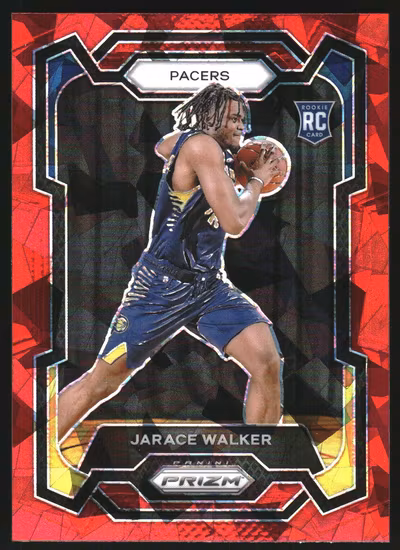 2023-24 Panini Prizm Prizms Red Ice #168 Jarace Walker (30-KK11-NBAPACERS)