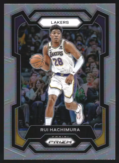 2023-24 Panini Prizm Prizms Silver #42 Rui Hachimura (20-KK15-NBALAKERS)