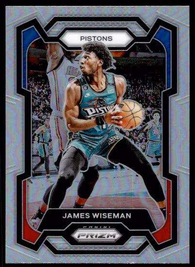 2023-24 Panini Prizm Prizms Silver #86 James Wiseman (15-KK12-NBAWARRIORS)