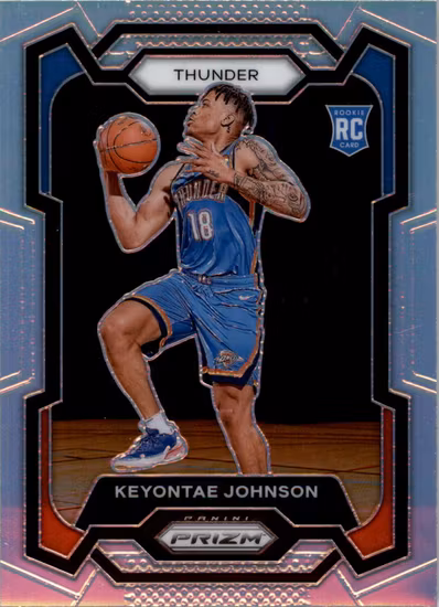 2023-24 Panini Prizm Prizms Silver #176 Keyontae Johnson (30-LL1-NBATHUNDER)