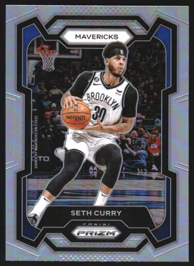 2023-24 Panini Prizm Prizms Silver #219 Seth Curry (20-KK15-NBAMAVERICKS)