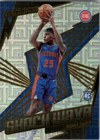 2023-24 Panini Revolution Shock Wave Levels #18 Marcus Sasser (30-LL1-NBAPISTONS)