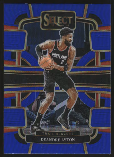 2023-24 Select Prizms Blue #11 Deandre Ayton (12-KK11-NBATRAILBLAZERS)