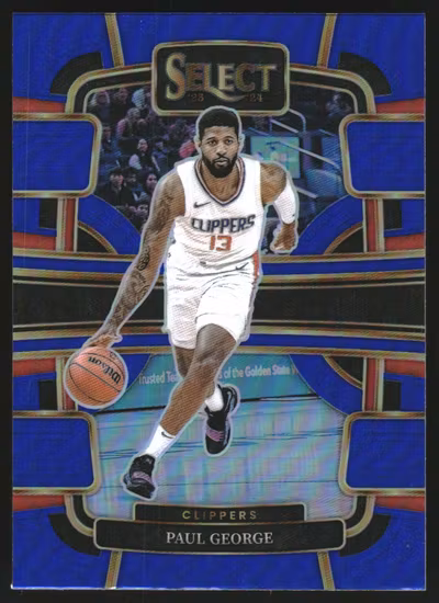 2023-24 Select Prizms Blue #14 Paul George (15-KK10-NBACLIPPERS)