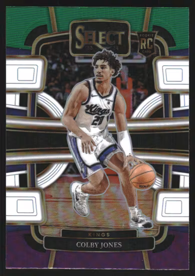 2023-24 Select Prizms Green White Purple #83 Colby Jones (15-KK14-NBAKINGS)