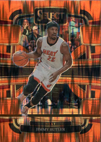 2023-24 Select Prizms Orange Flash #40 Jimmy Butler (30-KK10-NBAHEAT)