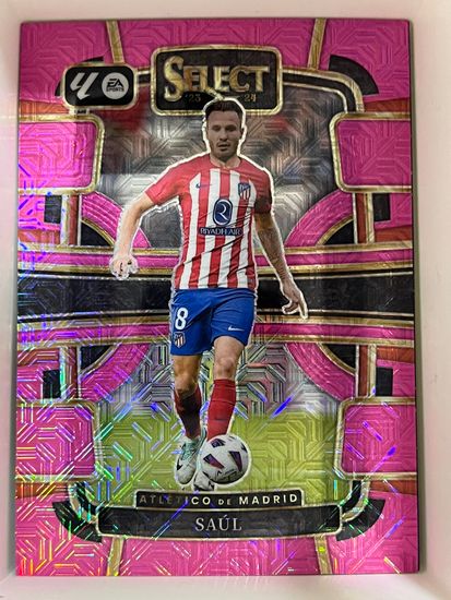 2023-24 Select La Liga Pink Mojo #10 Saul (30-II12-SOCCERATLETICOMADRID)