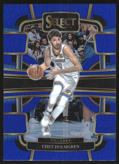 2023-24 Select Prizms Blue #41 Chet Holmgren (30-LL1-NBATHUNDER)
