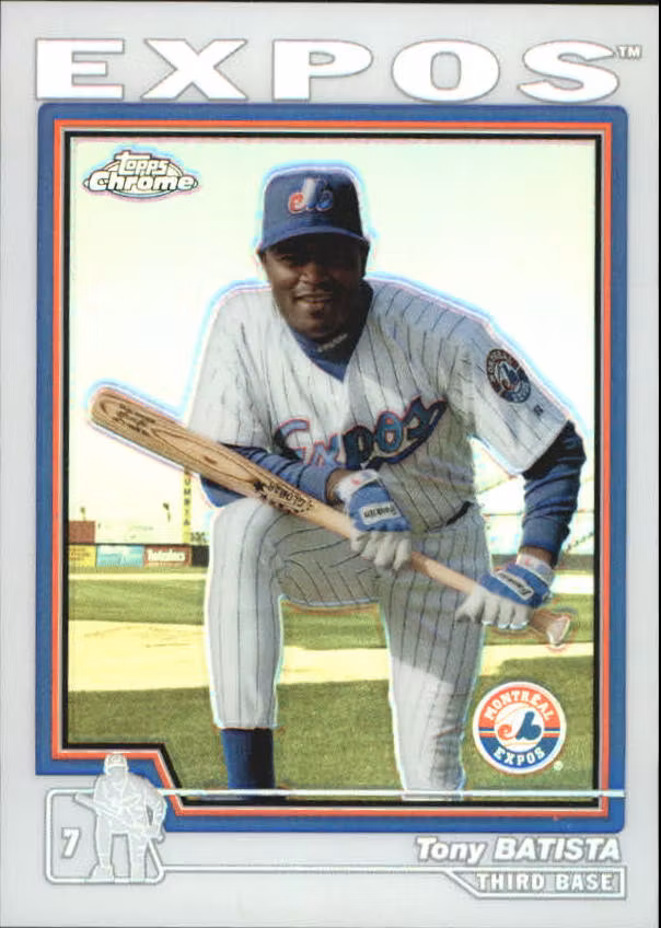 2004 Topps Chrome Refractors #264 Tony Batista (20-LL3-MLBEXPOS)
