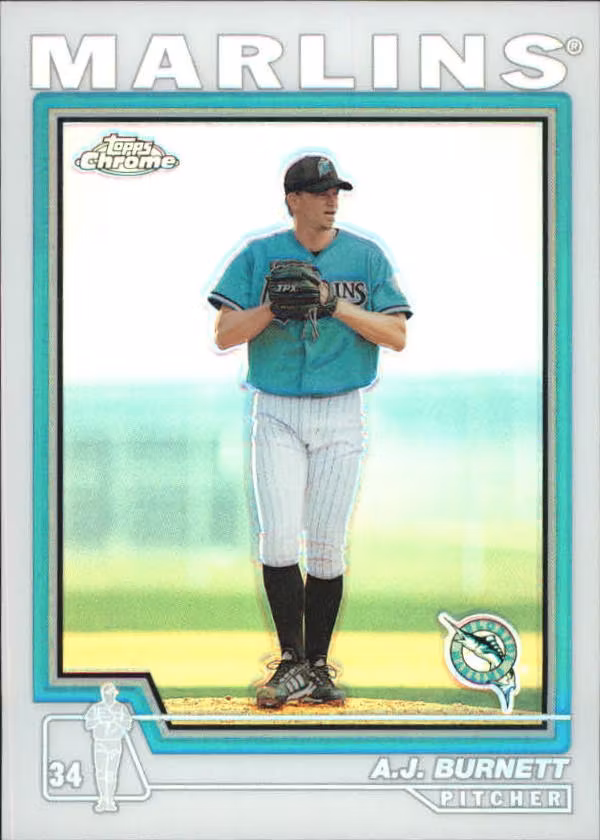 2004 Topps Chrome Refractors #426 A.J. Burnett (15-LL3-MLBOTHERS)