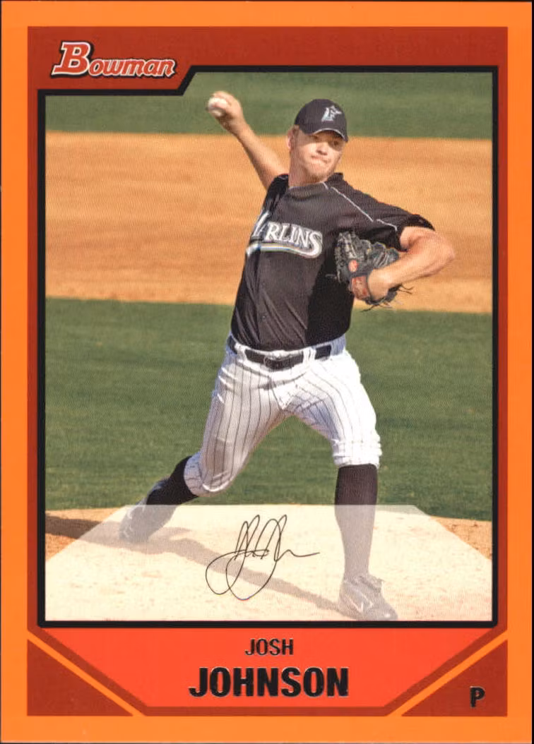 2007 Bowman Orange #91 Josh Johnson (20-LL3-MLBOTHERS)