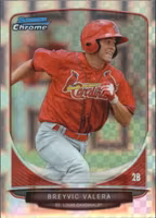 2013 Bowman Chrome Prospects X-Fractors #BCP167 Breyvic Valera (12-LL3-MLBCARDINALS)