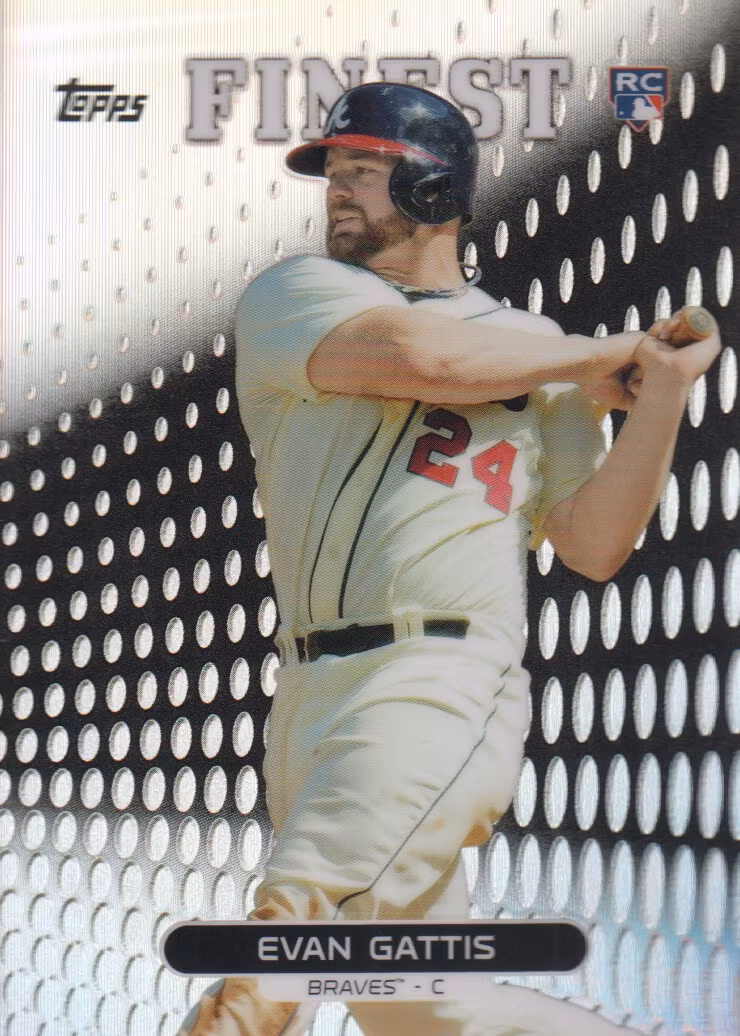 2013 Finest Refractors #54 Evan Gattis (15-LL3-MLBBRAVES)