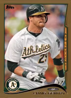 2014 Topps Gold #477 Craig Gentry (12-LL3-MLBATHLETICS)