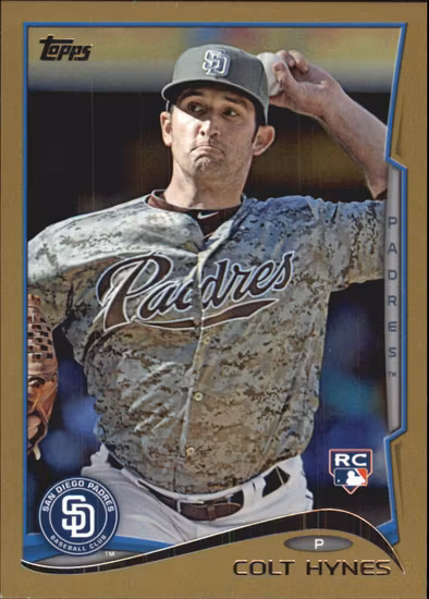 2014 Topps Gold #563 Colt Hynes (12-LL3-MLBPADRES)