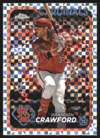 2024 Topps Chrome Update X-Fractors #USC171 Brandon Crawford (15-LL2-MLBCARDINALS)