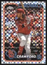 2024 Topps Chrome Update X-Fractors #USC171 Brandon Crawford (15-LL2-MLBCARDINALS)