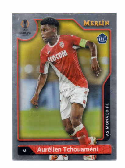2021-22 Merlin UEFA Champions League #17 Aurelien Tchouameni (15-JJ1-SOCCERMONACO)