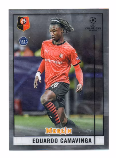 2020-21 Merlin UEFA Champions League #20 Eduardo Camavinga (15-JJ1-SOCCERRENNES)