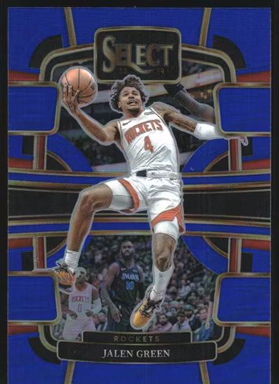 2023-24 Select Prizms Blue #42 Jalen Green (15-KK11-NBAROCKETS)
