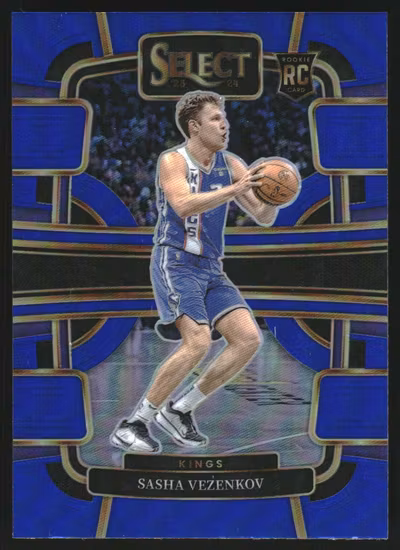 2023-24 Select Prizms Blue #74 Sasha Vezenkov (15-LL1-NBAKINGS)