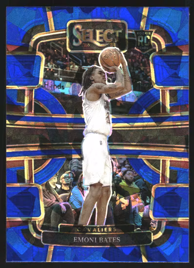 2023-24 Select Prizms Blue Cracked Ice #67 Emoni Bates (25-KK15-NBACAVALIERS)