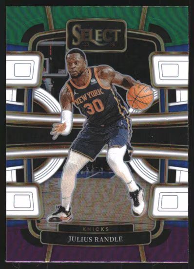 2023-24 Select Prizms Green White Purple #46 Julius Randle (15-KK12-NBAKNICKS)