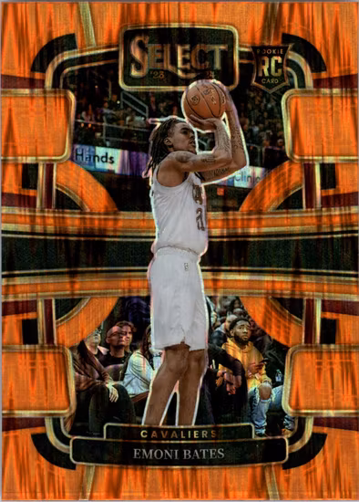 2023-24 Select Prizms Orange Flash #67 Emoni Bates (30-KK13-NBACAVALIERS)