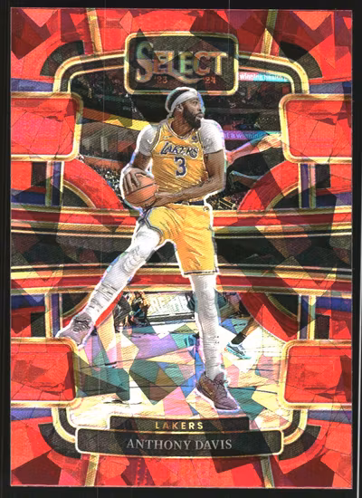 2023-24 Select Prizms Red Cracked Ice #20 Anthony Davis (30-LL1-NBALAKERS)