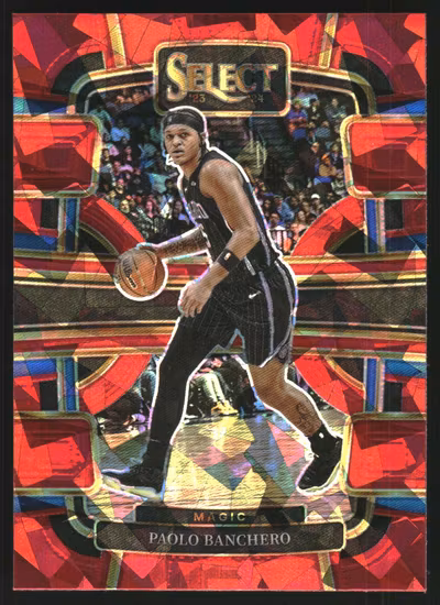 2023-24 Select Prizms Red Cracked Ice #31 Paolo Banchero (30-LL1-NBAMAGIC)