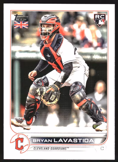 2022 Topps UK #96 Bryan Lavastida RC (10-JJ11-MLBGUARDIANS)