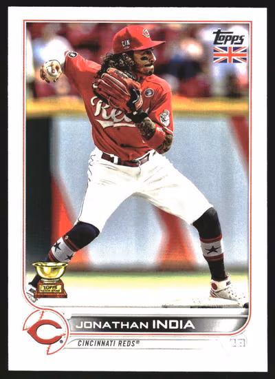 2022 Topps UK #114 Jonathan India (10-JJ11-MLBREDS)