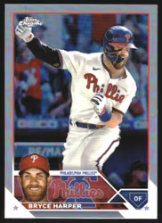 2023 Topps Chrome Refractors #3 Bryce Harper (25-LL2-MLBPHILLIES)