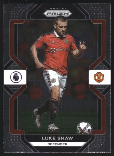 2022-23 Panini Prizm English Premier League #76 Luke Shaw (5-JJ13-MANCHESTERUNITED)