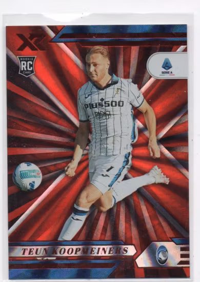 2021-22 Panini Chronicles Serie A Red Lasers #110 Teun Koopmeiners XR (20-KK7-ATALANTA)