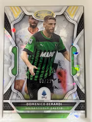 2022-23 Panini Chronicles Serie A Cracked Ice #150 Domenico Berardi Certified (100-II9-SOCCERSASSUOLO)