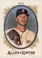 2017 Topps Allen and Ginter Hot Box Foil #41 Chris Sale (12-LL9-MLBREDSOX)