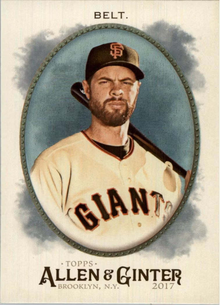2017 Topps Allen and Ginter Hot Box Foil #53 Brandon Belt (12-LL9-MLBGIANTS)