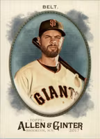 2017 Topps Allen and Ginter Hot Box Foil #53 Brandon Belt (12-LL9-MLBGIANTS)