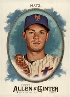 2017 Topps Allen and Ginter Hot Box Foil #134 Steven Matz (12-LL9-MLBMETS)