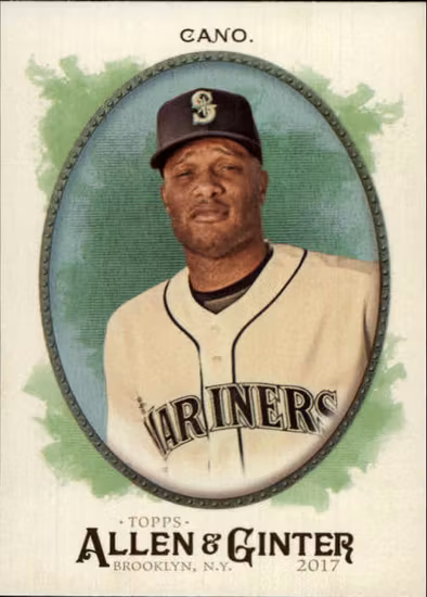 2017 Topps Allen and Ginter Hot Box Foil #264 Robinson Cano (15-LL9-MLBMARINERS)