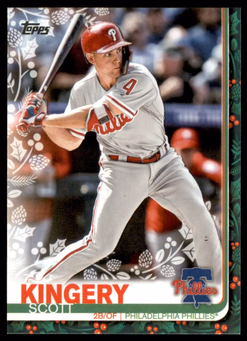 2019 Topps Walmart Holiday #HW80 Scott Kingery (10-LL9-MLBPHILLIES)