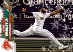 2020 Topps Walmart Holiday #HW158 Jackie Bradley Jr. (10-LL9-MLBREDSOX)