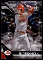 2021 Bowman Platinum Top Prospects Ice Foil #TOP91 Austin Hendrick (12-LL9-MLBREDS)
