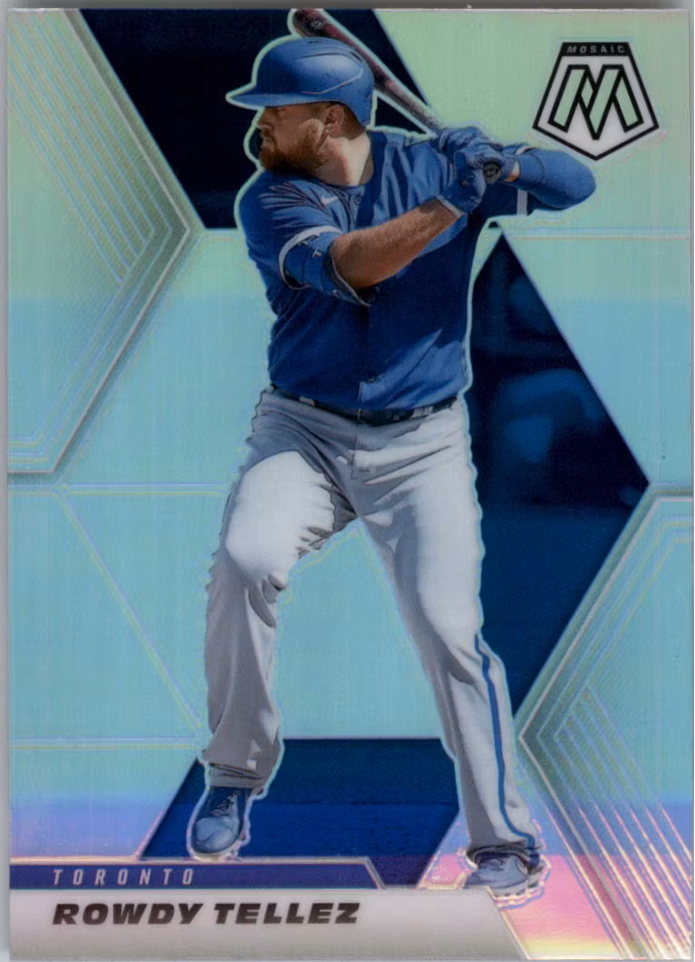 2021 Panini Mosaic Silver Prizm #26 Rowdy Tellez (10-LL9-MLBBLUEJAYS)
