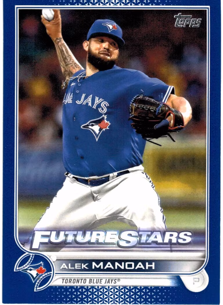 2022 Topps Royal Blue #248 Alek Manoah FS (10-LL9-MLBBLUEJAYS)