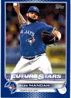 2022 Topps Royal Blue #248 Alek Manoah FS (10-LL9-MLBBLUEJAYS)